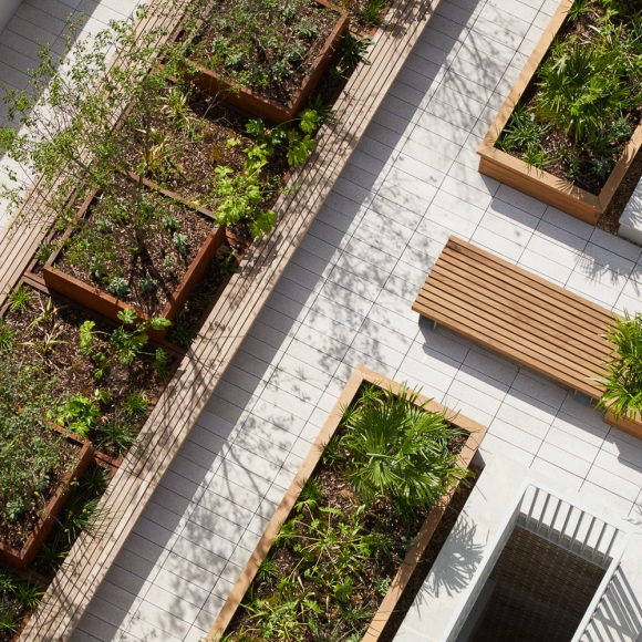 Modular Street Furniture - Mobile Green Isles / Rough&Ready, London (UK) Street furniture - Modular Design - Mobile Green Isles CorTen - London (UK)