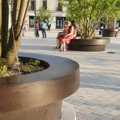 Giant Flowerpots in Dijon