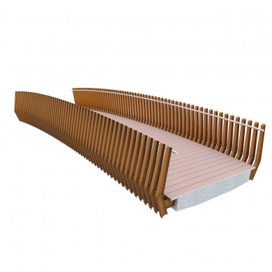 Millipede Bridges CorTen